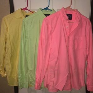 Three AE button downs